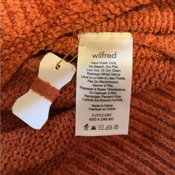 Wilfred Sweater Women’s Size Large Cropped Chenille - Picture 5 of 10